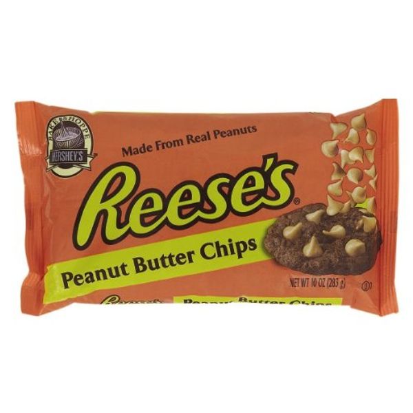 Reese's Baking Chips Peanut Butter Flavored, 10-Ounce Bags (Pack of 6)