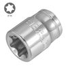 sourcing map 2Pcs 3/8-inch Drive E18 External Torx Shallow Socket, Cr-V Steel (Polishing)