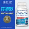 Kidney COP Calcium Oxalate Protector 120 Capsules, Patented Kidney Support for Calcium Oxalate Crystals, Helps Stops Recurrence of Stones, Stronger Than Chanca Piedra Stone Breaker Supplements 3 Pack