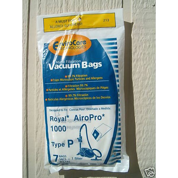 7 Royal AiroPro 1000 Type P Allergy VACUUM BAG Fast!