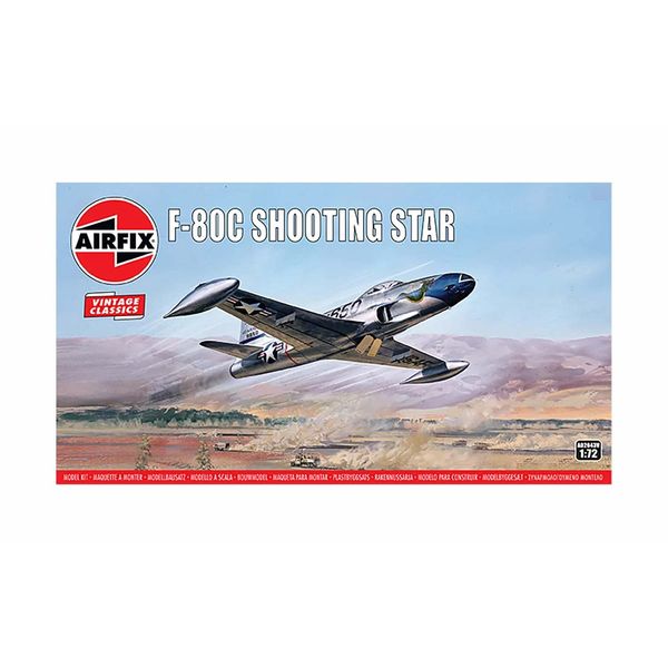 Airfix X-2043V 1/72 US Air Force Lockheed F-80C Shooting Star Plastic Model