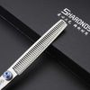 Super Sharp Hair Scissors 6/7/7.5/8/9 inch, Providing a Stable Feel.. (7inch-2pc-C)