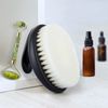 Dry Brushing Body Exfoliating Brush, Anti Slip Body Scrubber for Shower, Never Mold Shower Body Cleaning Brush for Deep Cleansing & Soften Skin, Improve Circulation, Reduce Ingrown Hairs(1 Pack-Black)