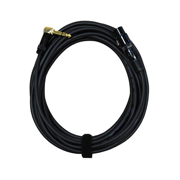 Audio 2000s E20125P1 1/4" TRS Right Angle to XLR Female 25 Ft Cable