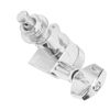 Locking Guitar String Tuning Peg 6 Pieces Electric or Acoustic Guitar 6 String Machine Head Sealed Knobs Tuner Key Kit Silver (Three Left and Three Right)