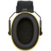 uvex K20 Foldable Ear Protection Capsule - 33 dB Insulation - Black/Yellow