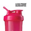 BlenderBottle Classic Shaker Bottle Perfect for Protein Shakes and Pre Workout, 28-Ounce, Clear/Black