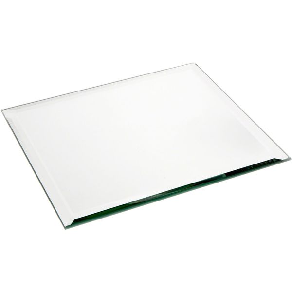 Plymor Square 5mm Beveled Glass Mirror, 8 inch x 8 inch