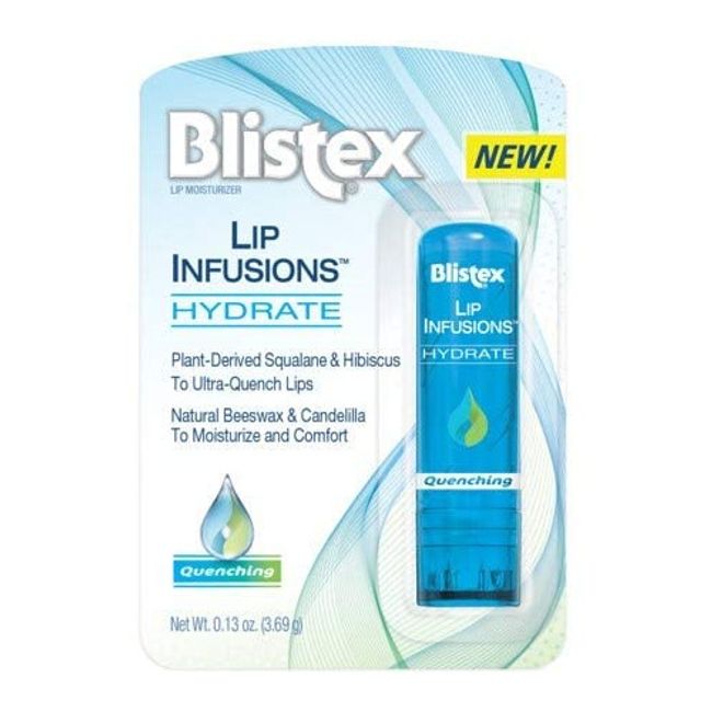 Blistex Lip Infusions Hydrate Quenching Comfort Lip Moisturizer 0.13 Ounce