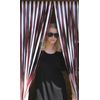 Solid Window Panel, Bug Blind, Fly Blind, Strip Blind, Door Cover, Red Wine and White (80 cm wide)