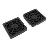 sourcingmap Plastic Office Square Dustproof Filter 40mm PC Case Fan Mesh 2pcs Black