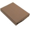 Dream Bedding Fitted Sheet Dust Mite Resistant Semi Double Size Bed Sheet (Brown, Semi-Double)