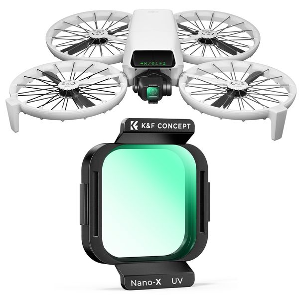 K&F Concept UV Filter Compatible with DJI Flip, Camera Lens Protection Filter Optical Glass with 28-layer Coating