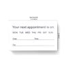 RXBC2011 Appointment Reminder Cards Pack of 100 Sky Blue