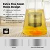 2 Pack Large Tea Ball Infuser for Loose Leaf Tea & Spice Ball for Cooking Soup
