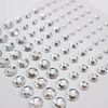 081 Rhinestone Sticker (Deco Sticker) Jewelry Type 0.2 - 0.4 inches (4 - 9 mm) [Crystal]