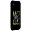 iPhone X/XS I Eat Microplastics Funny Hard Skeleton Meme Bootleg Case