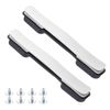 Sourcing Map Luggage Handle Replacement - 2 Pcs 8.5 Inch Plastic Pull Handle Grip with Screws, White
