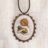 Willow Tree Kindness Girl Metal-Edged Ornament