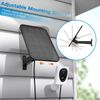 virtavo Solar Panel for Wireless Outdoor Security Camera Compatible with Rechargeable Battery Powered Surveillance Cam, Continuous Solar Power for Camera