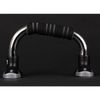 Body Sculpture Chrome Slope Push Up Bar, Black