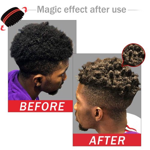 AIR TREE Magic Barber Sponge Brush Twist Hair For Wave,Dreadlock,Coils,Afro Curl As Hair Care Tool 2.8 IN Hole Diameter Suitable For Curly Hair (1 PCS)