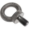 Steel, M30x3.50 Thread, Fixed Lifting Eye Bolt Fully Threaded, 45mm Shank, 45...