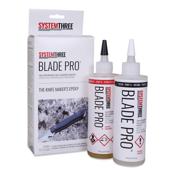 System Three Blade Pro Epoxy Adhesive, 16 Ounce Kit, Clear