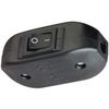 Pass & Seymour 5406BKCC10 Feed Cord Switch, 6-Amp, 120-volt, Black