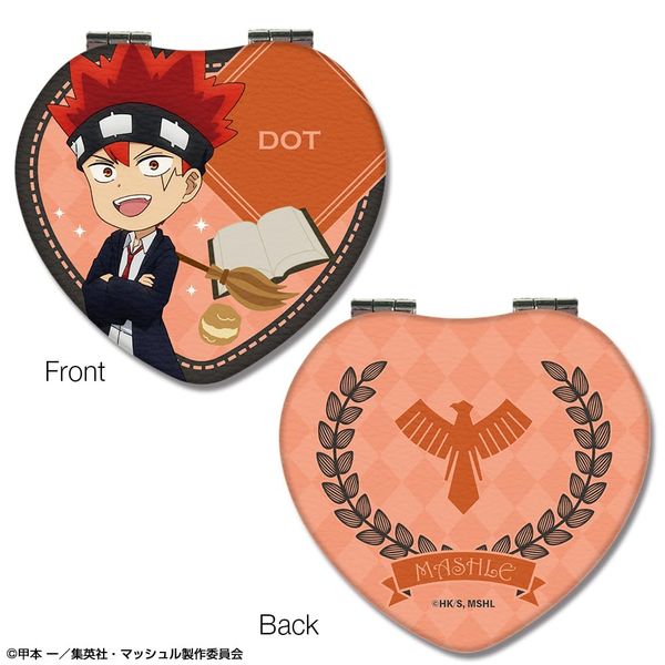 Mashle-MASHLE HMAN-M001-m04 Heart Shaped Compact Mirror Dot Bullet