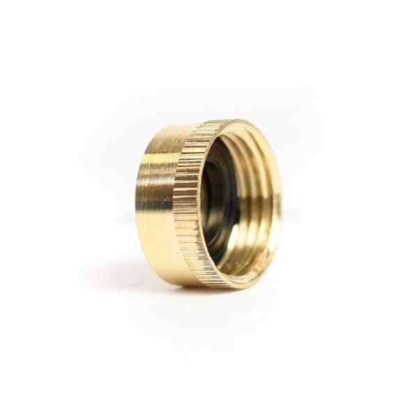 Thrifco 4400314 3/4" FHT Brass Hose Cap