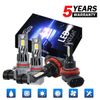 For Ford Explorer 2011 2012 2013 2014 2015 LED Headlight + Fog Light Bulbs Combo
