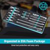 DURATECH 22PC Drive Tool Accessory Set Socket Adapters Extension Bars Steel