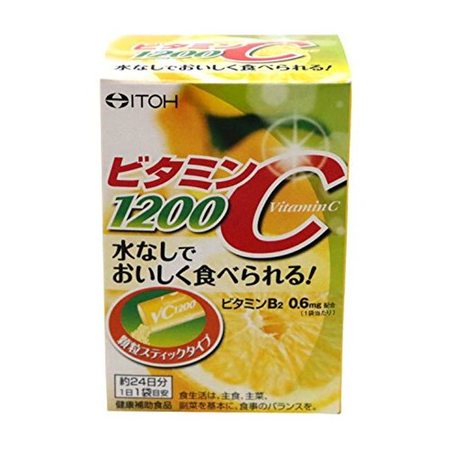 Itoh Kanpo Pharmaceutical Vitamin C1200 About 24 days worth 2gX24 bags x 60 boxes/case