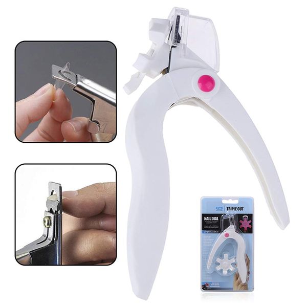 Nail Clipper Acrylic Nail Cutter Stainless Steel Nail Tips False Nails Trimmer Nail Art Manicure Tools