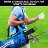 7 Can Beer Sleeve,Golf Cooler Sleeve,Insulated Cooler Bag,Leakproof Beverage Storage Case,Great Cooler Sling Beer Gifts for Golfer,Men Beer Lovers Father Boyfriend