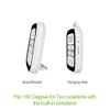 Baldr Waterproof Bath Timer Clock with Temperature and Humidity Touch Button