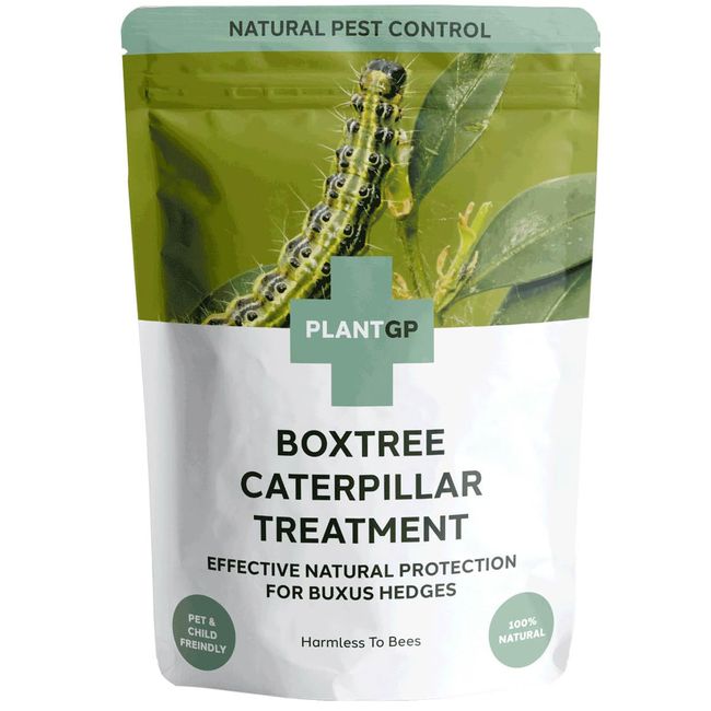 PLANT GP, Box Tree Moth Caterpillar Treatment, Safe for Bees and birds, Environmentally Friendly effective control