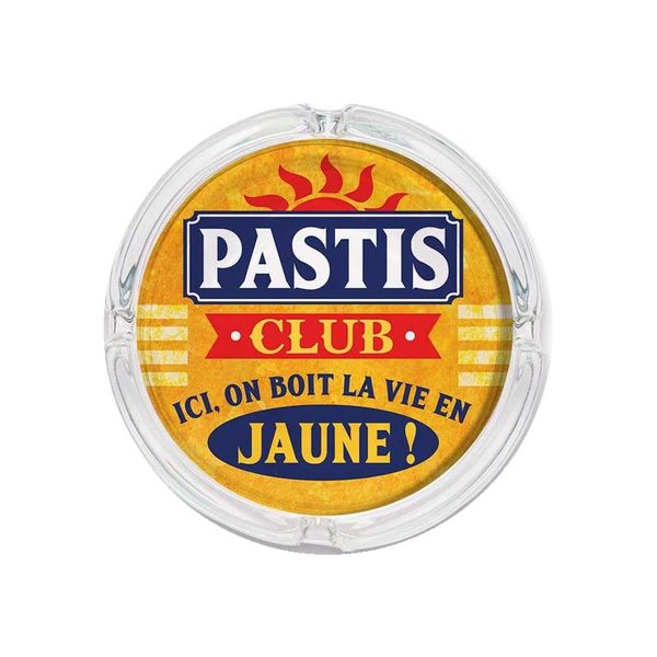 Pastis Club Glass Ashtray