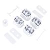 sparefixd Suitable for Baumatic Washing Machine Built in Cupboard Door Hinge Kit