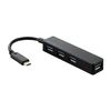 Elecom USB 3.0 Type-C Hub, 4 Ports, U3HC-A414BBK, blk