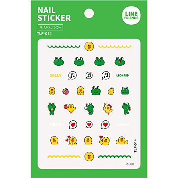 TOK|LINEFRIENDS TLF-014 Nail Sticker