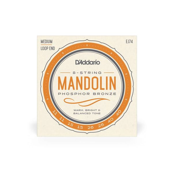 D'addario EJ74 Mandolin Strings 11-40
