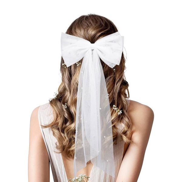 KXUSW Haarschleife Damen haarschleifen Hair Bow - Perfekt für Hochzeiten, Brautjungfern, Junggesellenabschied und Brautpartys