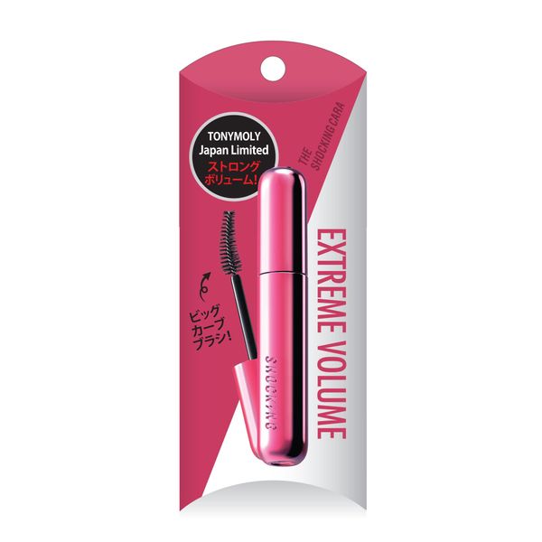 TONY MOLY The Shocking Cara 01 (Extreme Volume) Mascara, Eyelash Lotion, Strong Volume, Long-Lasting Curls, Waterproof Formula