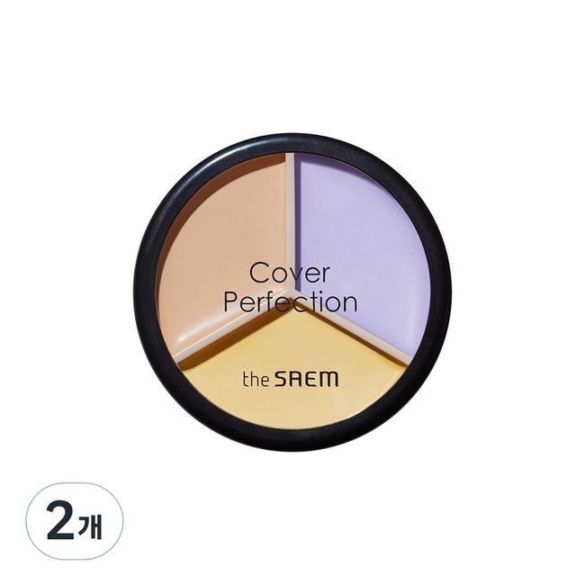 The Saem Cover Perfection Triple Pot Concealer 13.2g