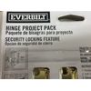 Everbilt Security Door Hinges 3-1/2" Bright Brass Finish Hinge 3 Pk 807737