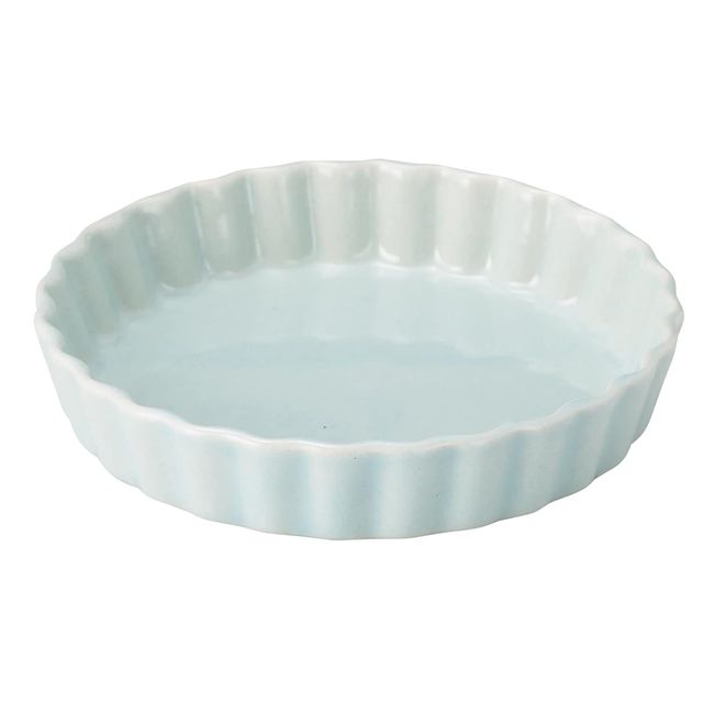 Santo 18619 Banko Ware Tart Plate, Souffle Plate, S 5.9 inches (15 cm), Mint (Light Blue) Made in Japan