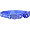Nekomote Karat Pattern Cat Collar Mini Blue