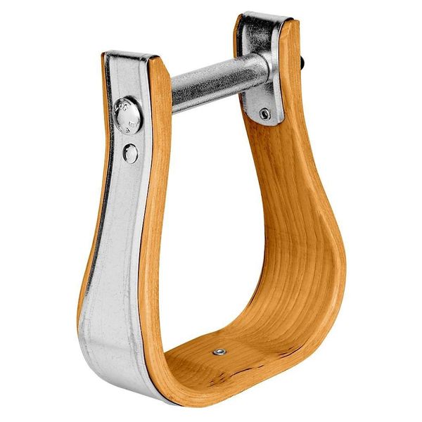 WEAVER Leather Wooden Bell Stirrups 3in Tread